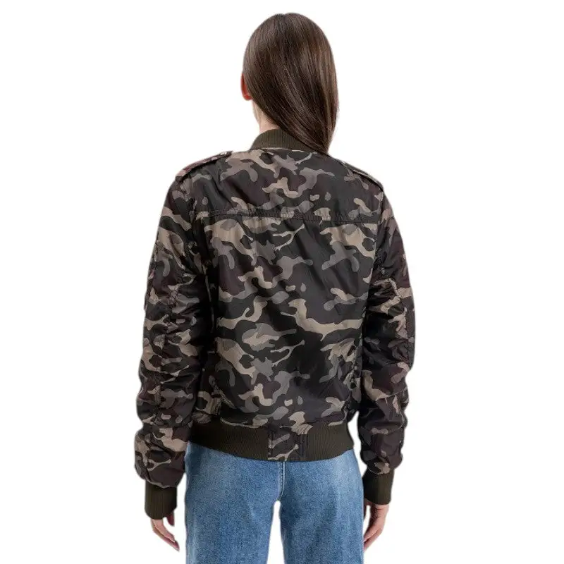 Veste militaire camouflage femme - Image 4