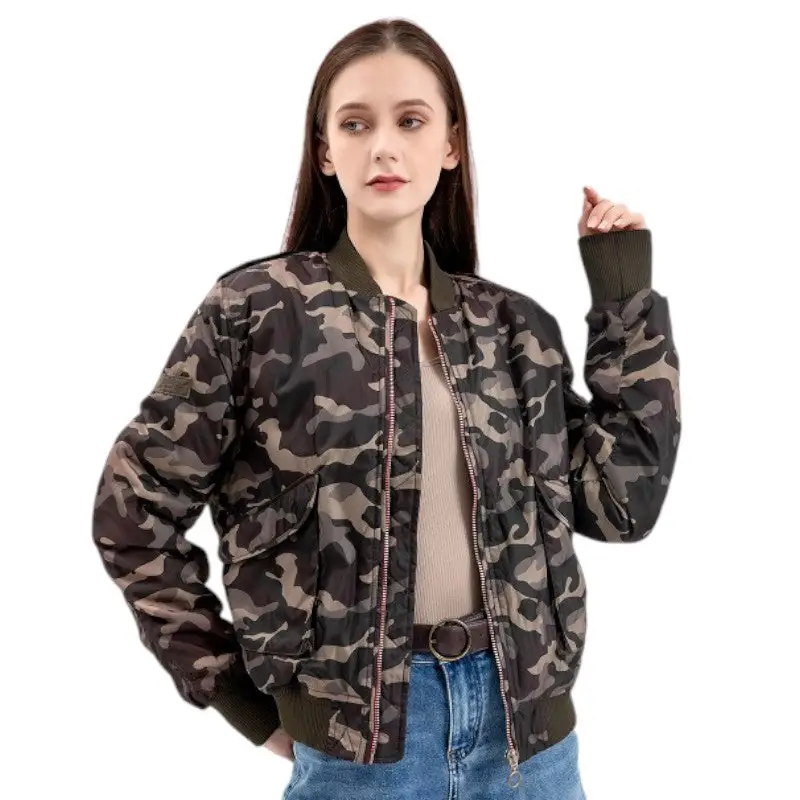 Veste militaire camouflage femme - Image 5