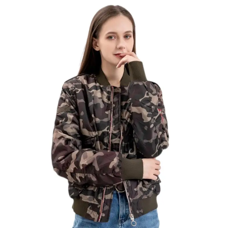 Veste militaire camouflage femme - Image 6