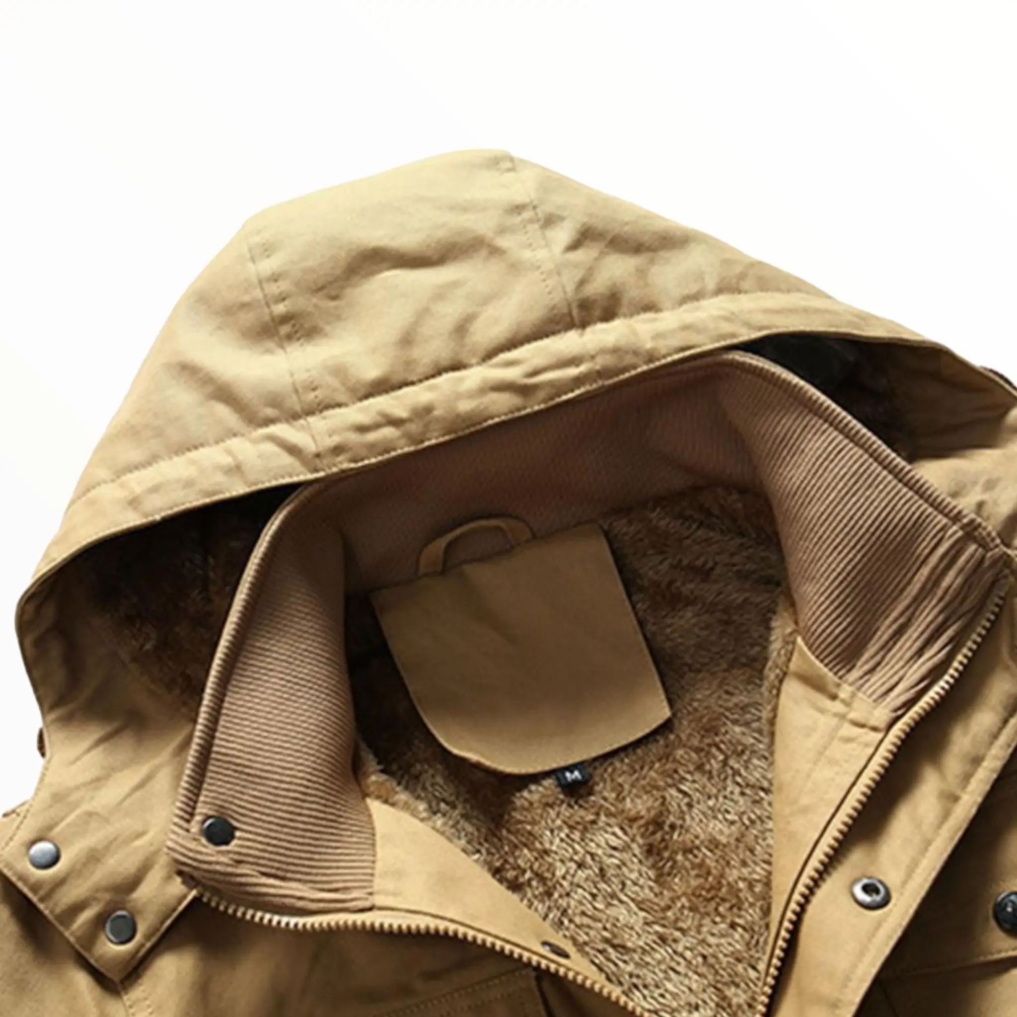 Veste militaire chaude pour homme vintage - Image 4