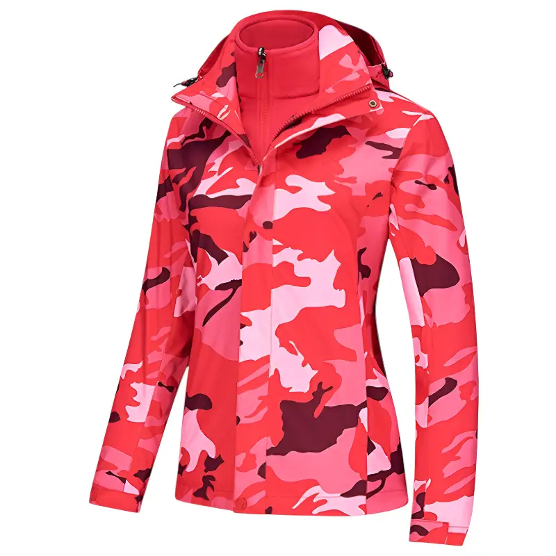Veste militaire femme rose - Image 2