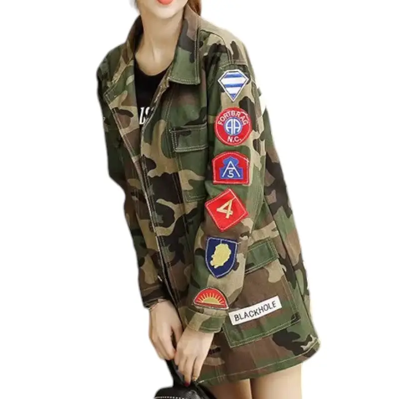 Veste militaire femme tendance - Image 3