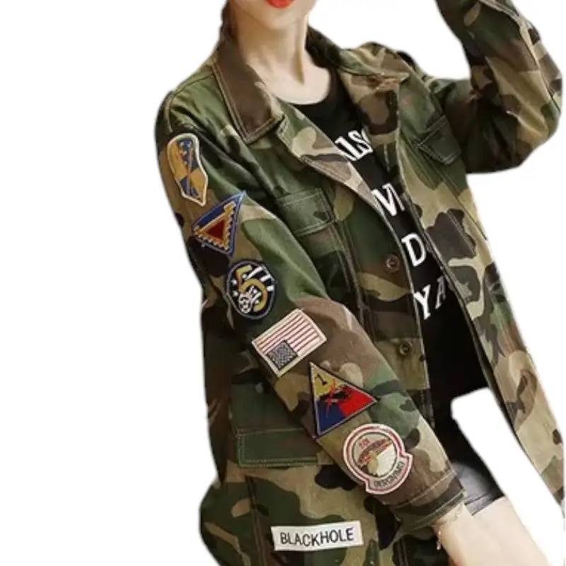 Veste militaire femme tendance - Image 4