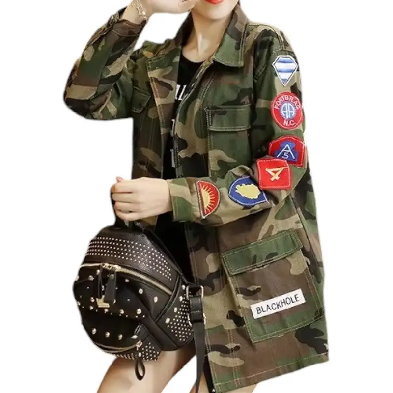 Veste militaire femme tendance - Image 5