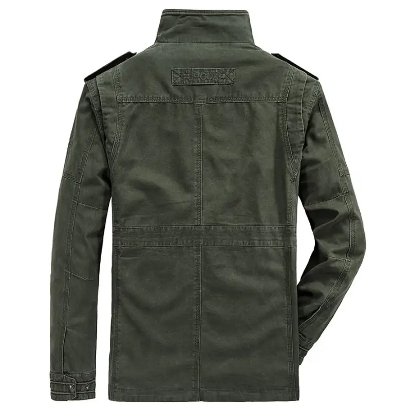 Veste militaire homme kaki - Image 9