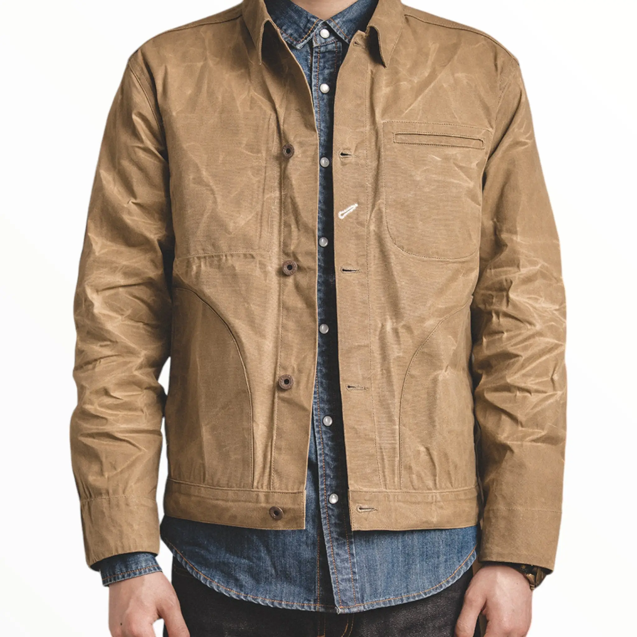 Veste militaire kaki homme - Image 3
