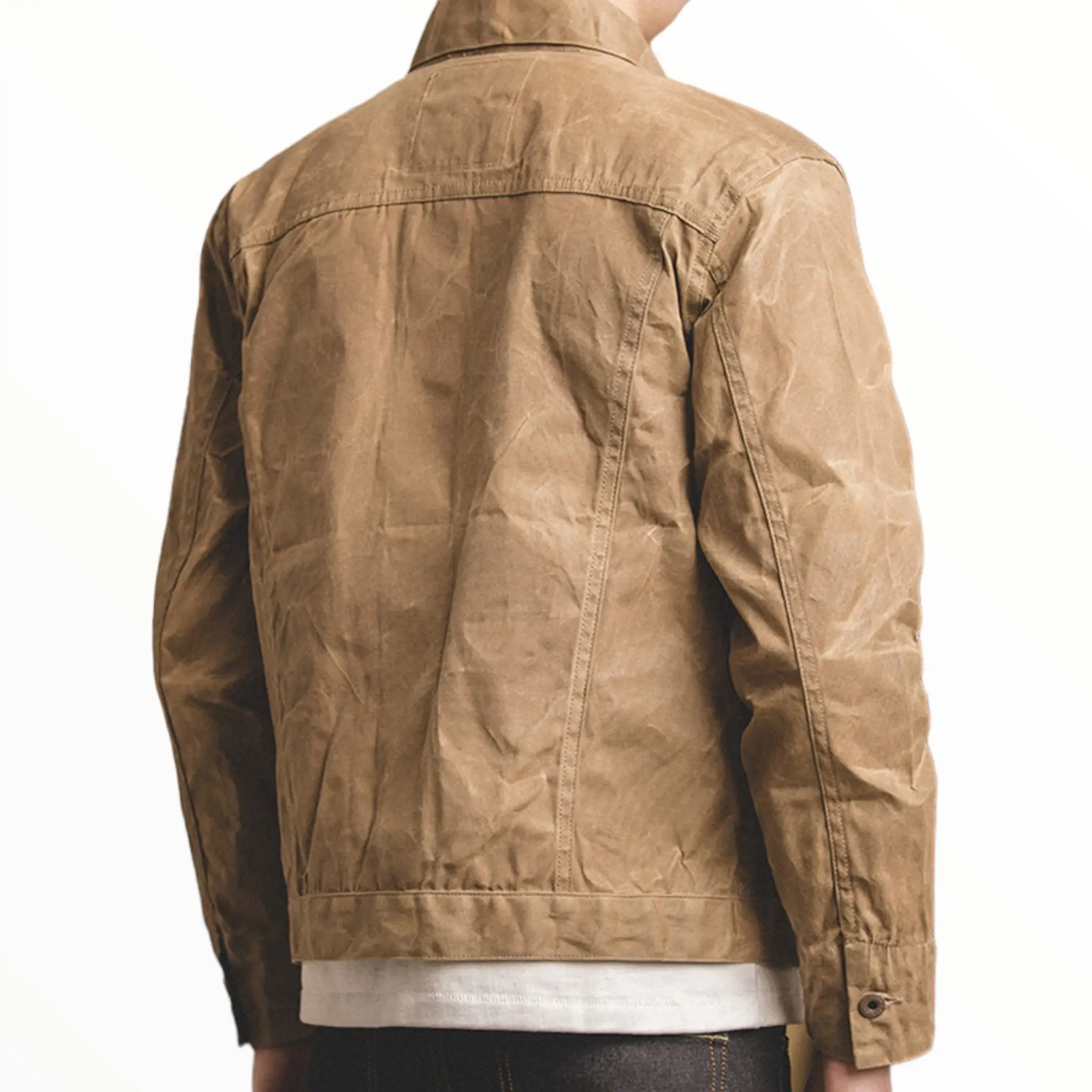 Veste militaire kaki homme - Image 4