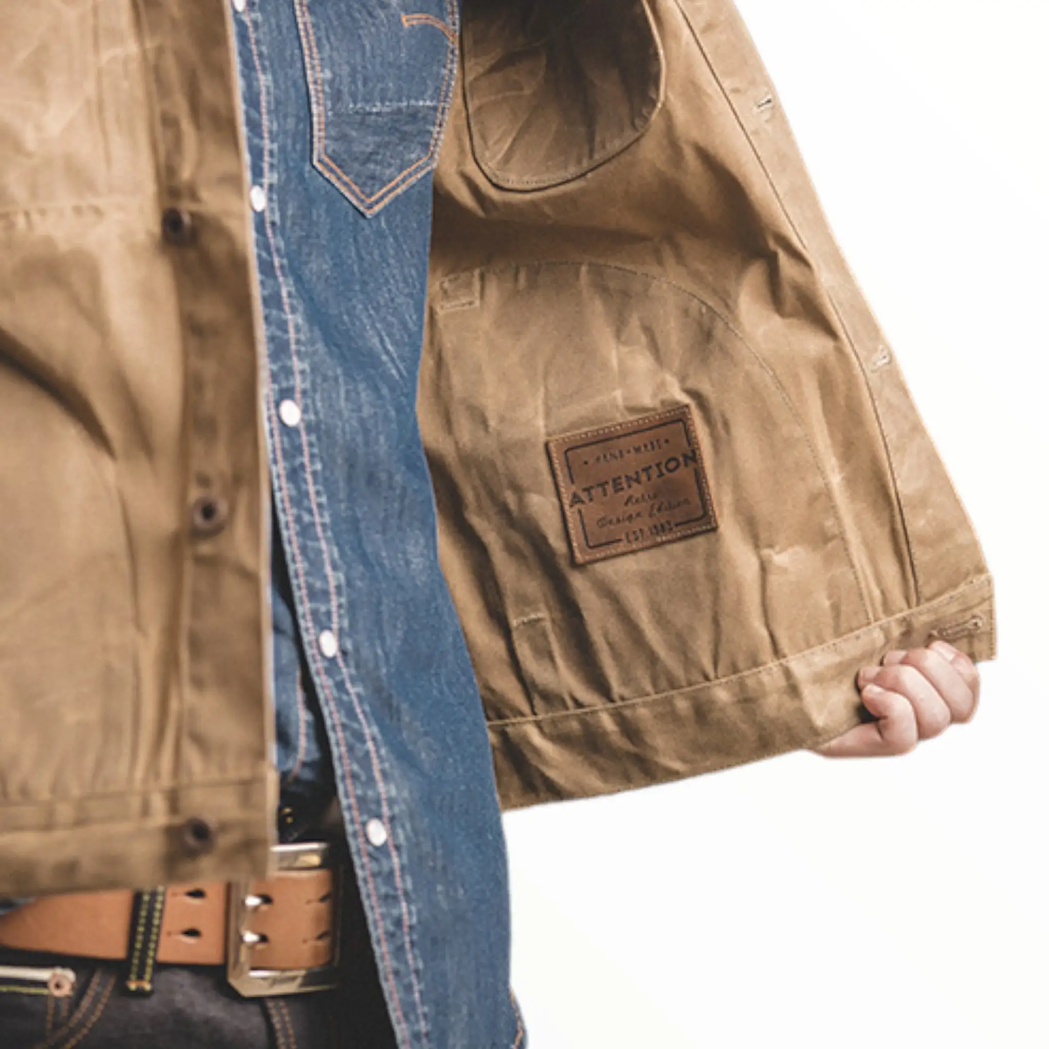 Veste militaire kaki homme - Image 9