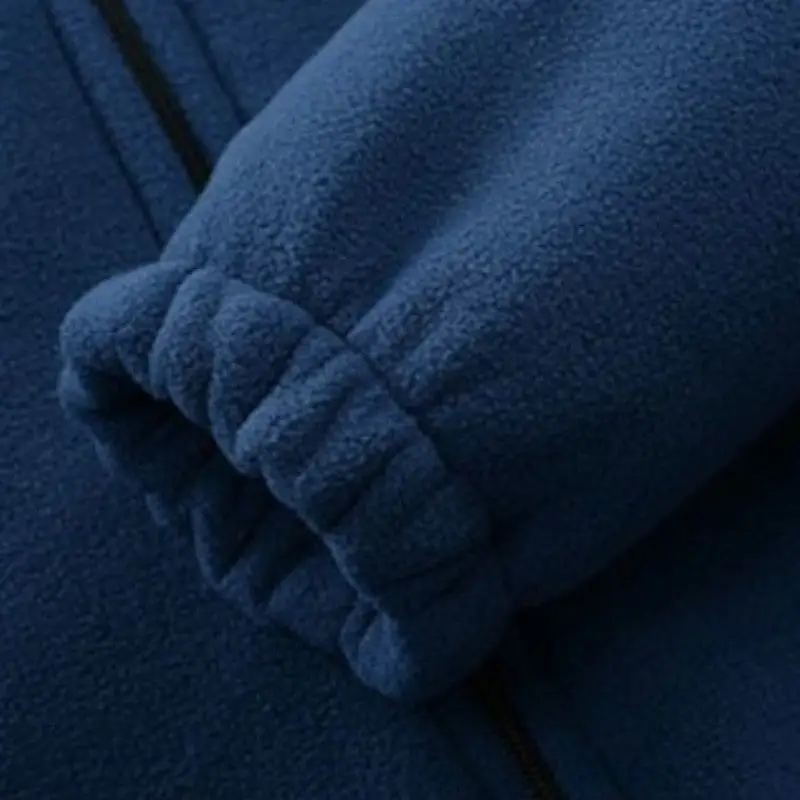 Veste polaire militaire bleu marine - Image 10