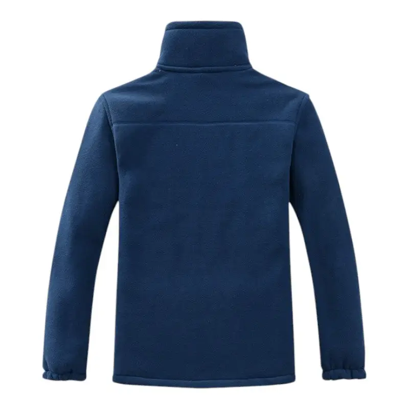 Veste polaire militaire bleu marine - Image 2
