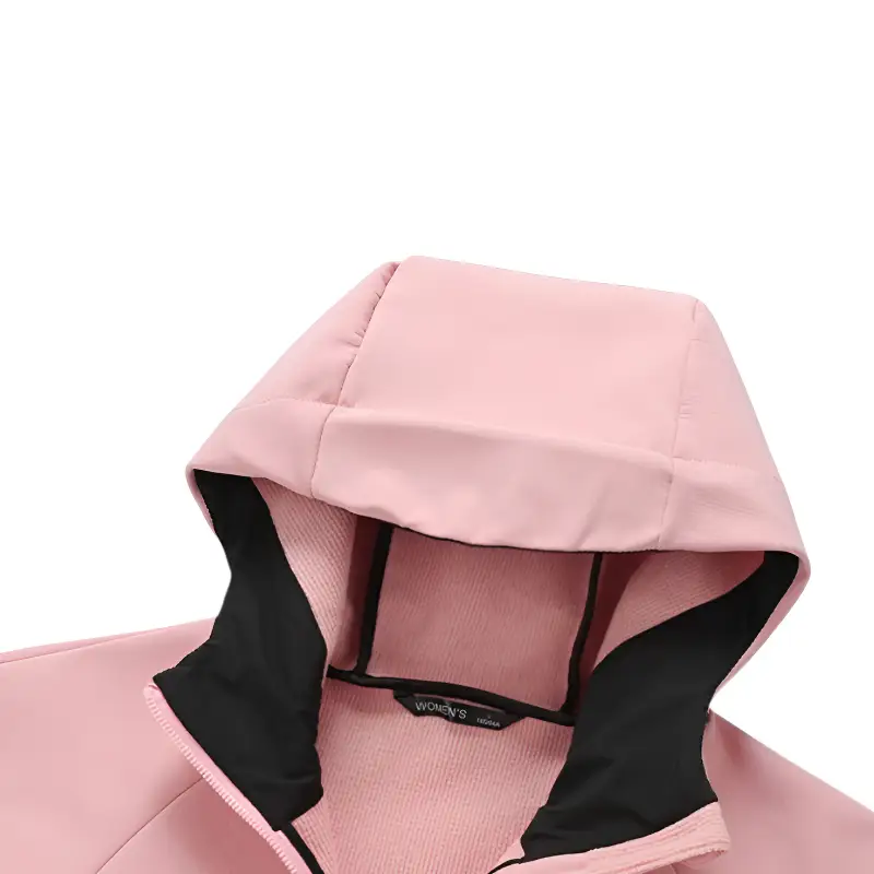 Veste softshell polaire femme chaude avec capuche coupe-vent - Image 5