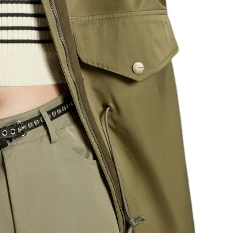 Veste verte militaire femme - Image 10